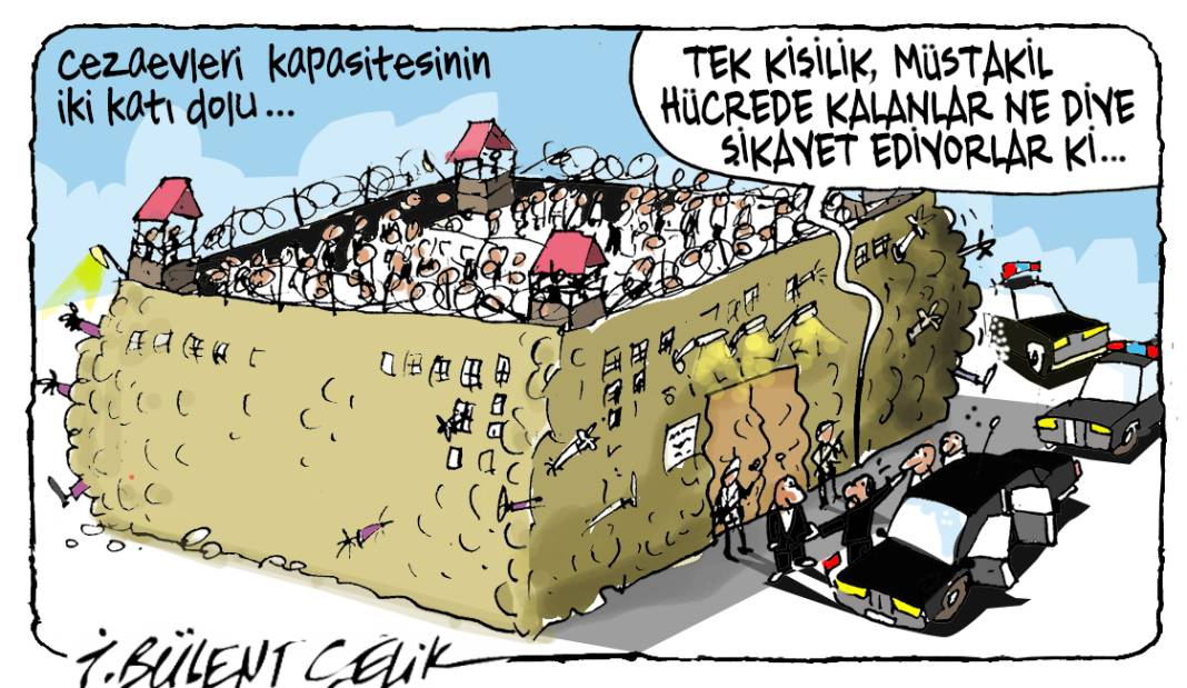 İ. Bülent Çelik'in 9 Ekim 2025 tarihli karikatürü 1